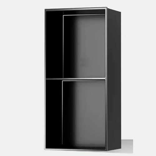 Étagère de douche moderne noire rangement salle de bain 89cm