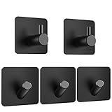 Fácil de instalar: los ganchos adhesivos ahorran mucho tiempo y esfuerzo en comparación con los ganchos de pared tradicionales. No necesita taladrar, y limpie las superficies de la pared antes de pegar y luego simplemente retire la película protectora y péguela firmemente en los lugares deseados.