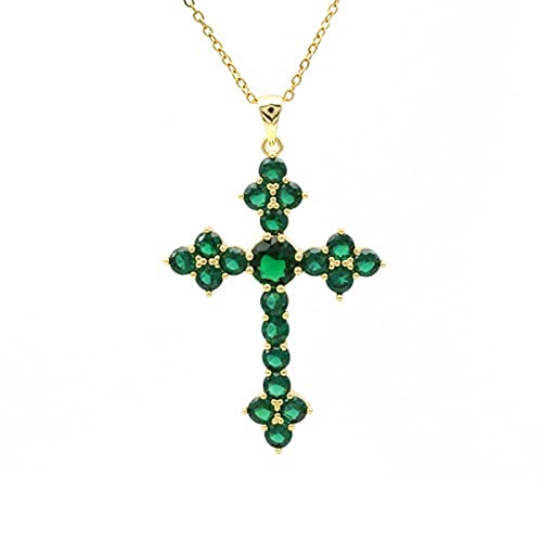 Collier pour femmes et pendentif hip hop en pierres pour offrir