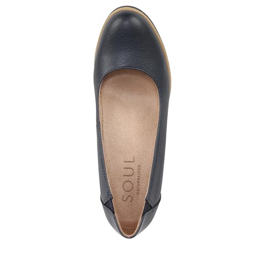 Naturalizer Women's Soul, About Time Wedge, Navy Tumbled, 9.5 by Naturalizer - Image 5