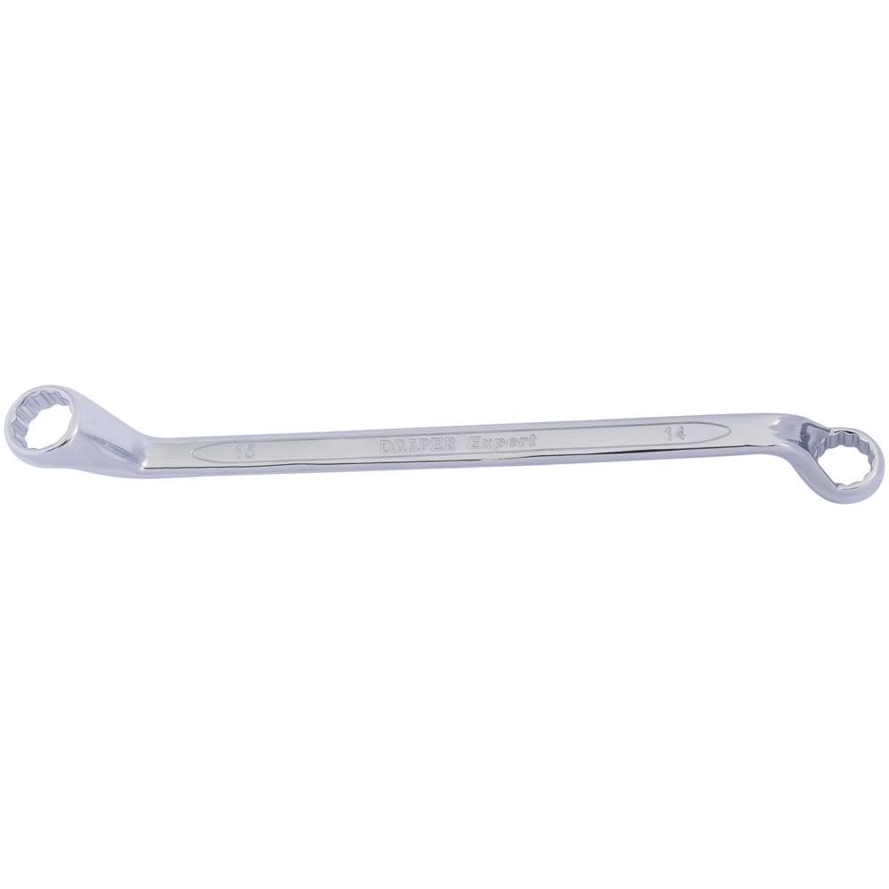 Draper Expert 14mm X 15mm Hi-Torq Deep Offset Ring Spanner 55690 from B&Q
