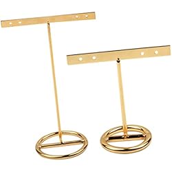 Perchero Nórdico Simple USHOBE 2 Piezas Expositor De Pendientes Exhibición Colgante De Joyería Titular De Llavero Perchas De Metal Para Joyas Colgador De Joyas Torre De Joyería Estante De La Joyería Nórdico