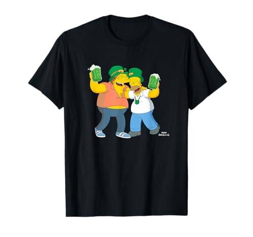 The Simpsons Homer and Barney Cheers to St. Patrick’s Day Camiseta