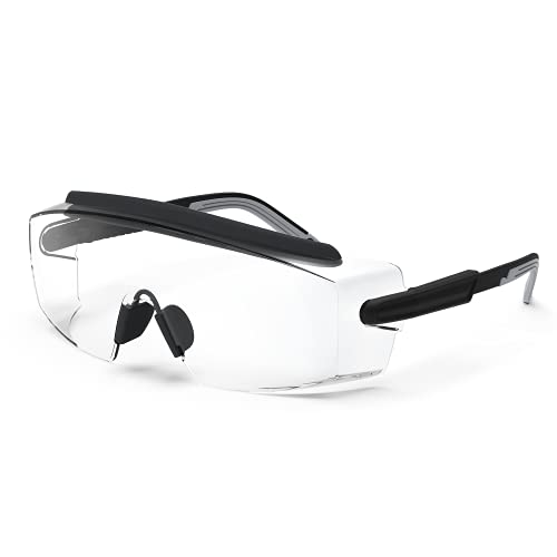 Anti Fog Safety Glasses Safety Goggles Over Glasses Protective Glasses with Anti Scratch Lenses Adjustable