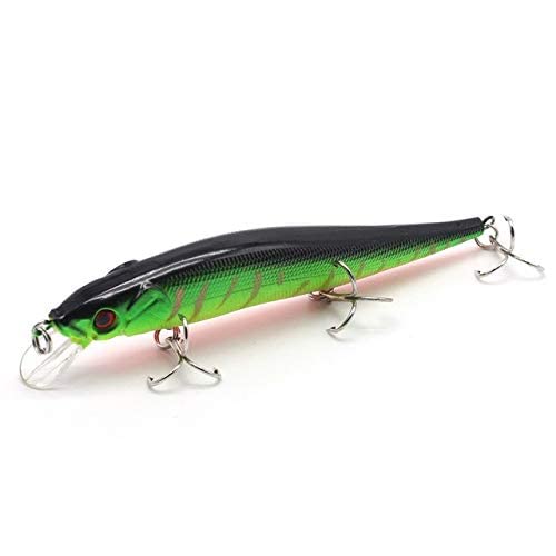 WorldCare® Thritop Fihing harp 120mm 13.5g with 5 Different Color TP051 Minnow ArtificialFihing : Color C