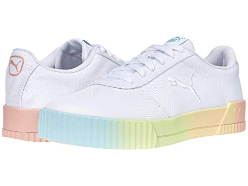 Image of Puma Carina 2.0 Synthetic Leather Lace Up Women's Sneakers