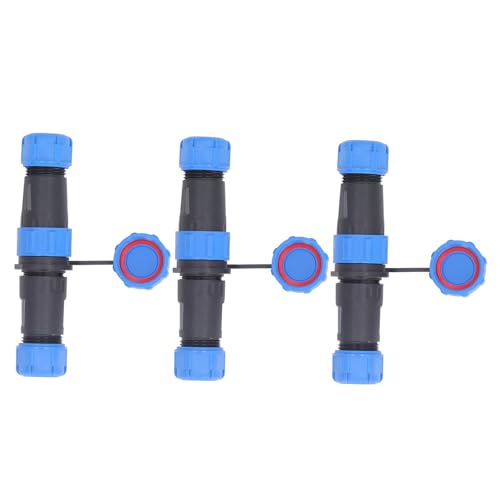 Conector aviación 3 pines IP68 30A Gavigain 3 piezas miniatura 1