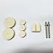 JuxLux 120 Pack Polishing Buffing Wheel Kit with 1/8