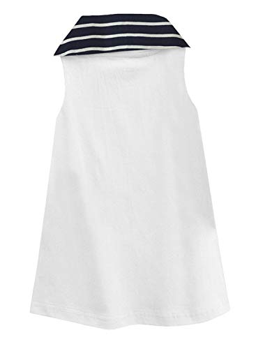 Image of A.T.U.N. (ALL THINGS UBER NICE) Solid A-Line Mini Dress | Sleeveless Casual Dress for Girls