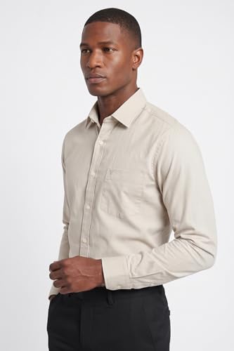 Image of Van Heusen Mens Shirts (VSSFSL10003173 Cream 48)