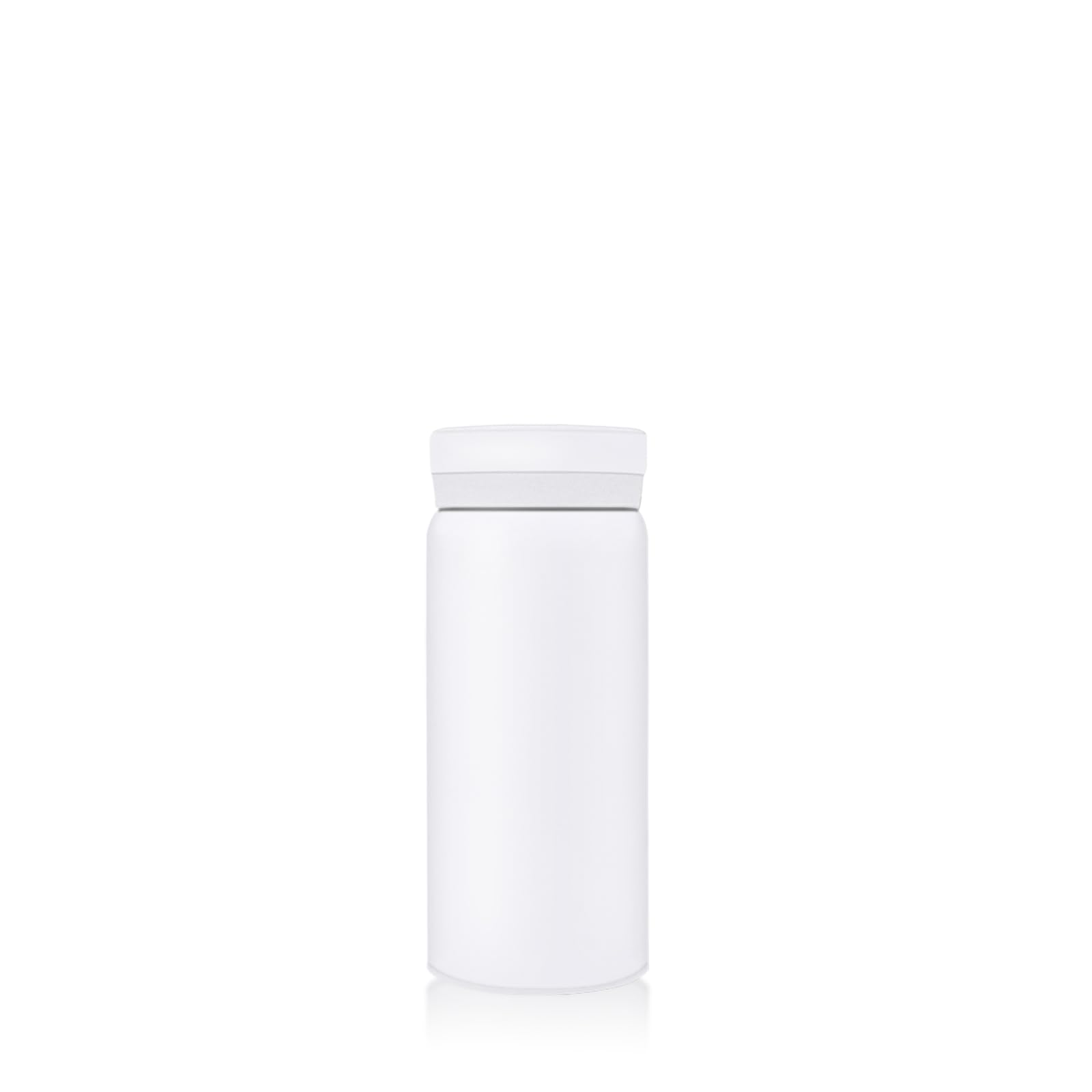 Boziee kleine Edelstahl-Thermosflasche 200ML/300ML BPA Frei vakuumisolierte Flasche Mini Thermoskanne (Weiss, 200ML)