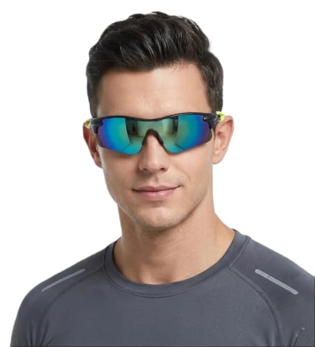 Image of Legend Eyewear Sports Sunglasses for Men Women Youth IPL Cricket Baseball Fishing Cycling Running Golf Motorcycle Tac Glasses UV400