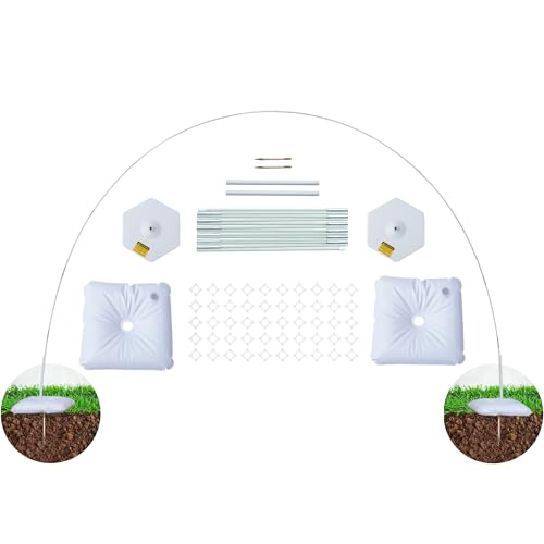 YALLOVE Kit de arco de balões reutilizável, estrutura ajustável, montagem e desmontagem rápida, arco para balões estrutura para festas, casamentos, aniversários (balões não incluídos)