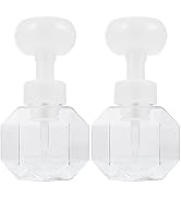 DOITOOL 2 peças dispensador de sabão líquido recarregável em forma de flor dispensador de espuma transparente P...