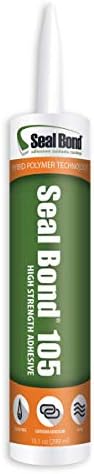 Seal Bond 105 Black - Marine/Industrial Adhesive Sealant - 10.3 oz Cartridge