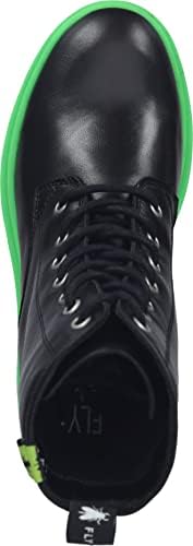 Fly London Women's Combat Boot, Black Green Sole, 6 | Image 5