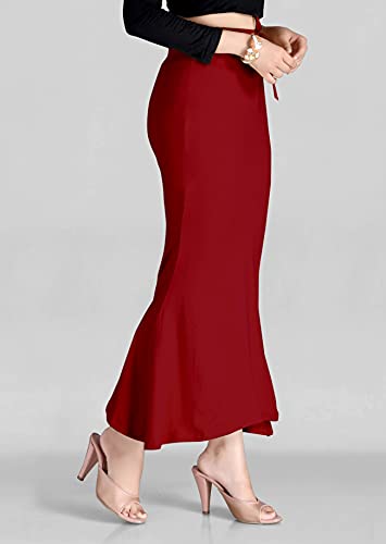 Image of Flare Saree Silhouette, Saree Shapewear,Saree contour, Saree Shaper, Petticoat, Skirts for Women & Girls, Cotton Lycra Shape Wear for Saree