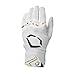 EvoShield Carbyne Adult Batting Gloves with Strap - Team White, Large