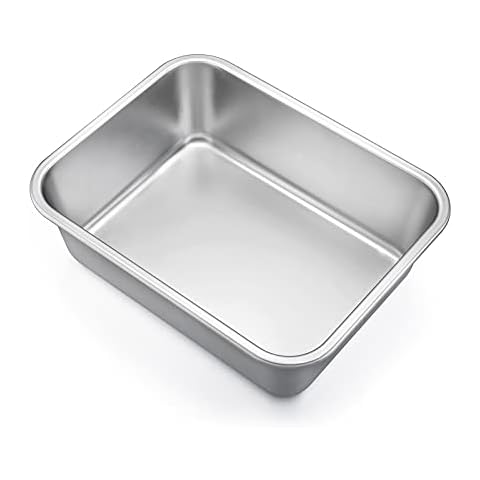 Homikit Plat à gratin inox 27x21 cm Cover