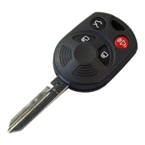 Carcasa para llave remota de 4 botones compatible con Ford Edge, Fusion y Taurus 5