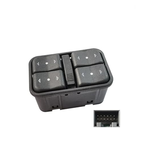 Bouton de commande vitre électrique avant droit robuste pour Opel Astra G