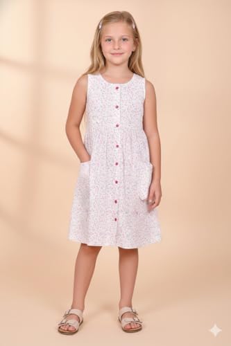 Image of VIKITA 2017 Girls Embroidery Cotton Long Sleeve Flower Dresses LH5460 for 1-8 Years ?-