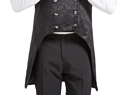 Mens Victorian Suit Vest Steampunk Gothic Medieval Waistcoat Costume3