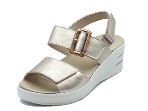 Sandales cuir Melluso 019227Q platine pour soulager les pieds sensibles