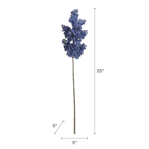 Flores artificiales lilas de 26 pulgadas que no se marchitan ni ensucian 3