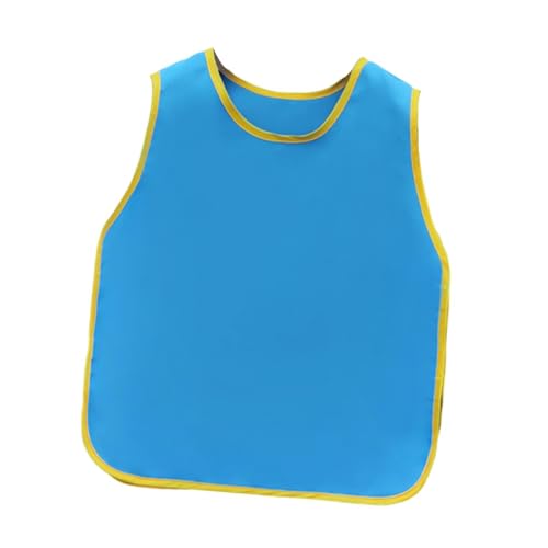 Ioensy Art Smock Lightweight Apron for Age 5-7 Years Boys Girls Child Handwork, Blue