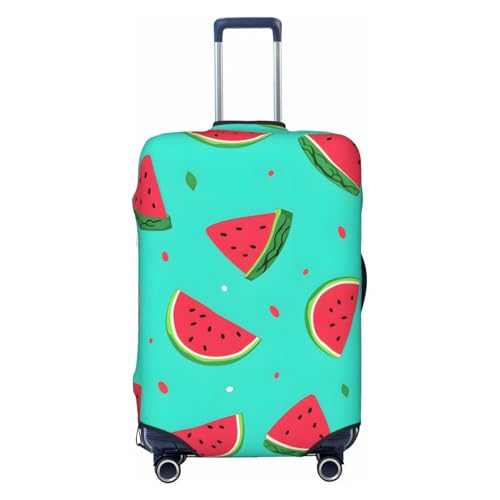 Spring Watermelon Travel Luggage Cover for Suitcase Anti-Scratch Fashion Suitcase Protector Washable Elastic Baggage Covers Fits 29-32 Inch Luggage for Travel Beach Holiday