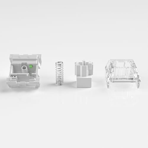 Image of Kailh Box White Mechanical Keyboard Switches,3-Pin 45gf Clicky /Speed Typing /Gaming /Waterproof Switches(72Pcs,Kailh Box White)