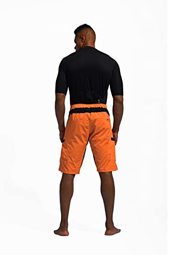 WOSAWE Pantaloncini da Ciclismo da Uomo,Loose