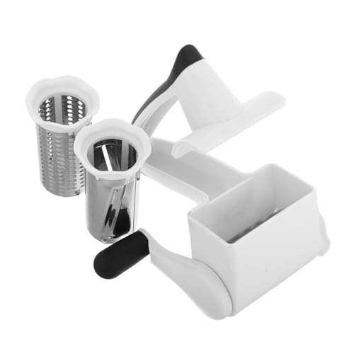 GRIRIW 1 Set Hand Crank Cheese Grater Multi-purpose Vegetable Chopper Easy Cheese Slicing Easy to Cle