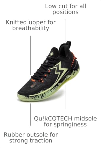 Image of 361 Big3 5.0 Quick PRO Basketball Shoes for Men Breathable Outdoor Sneakers Cushioning,Anti Slip Practice Student Sports Shoes for Teens and Adults,Caldwell Pope Zapatillas de baloncesto Hombre