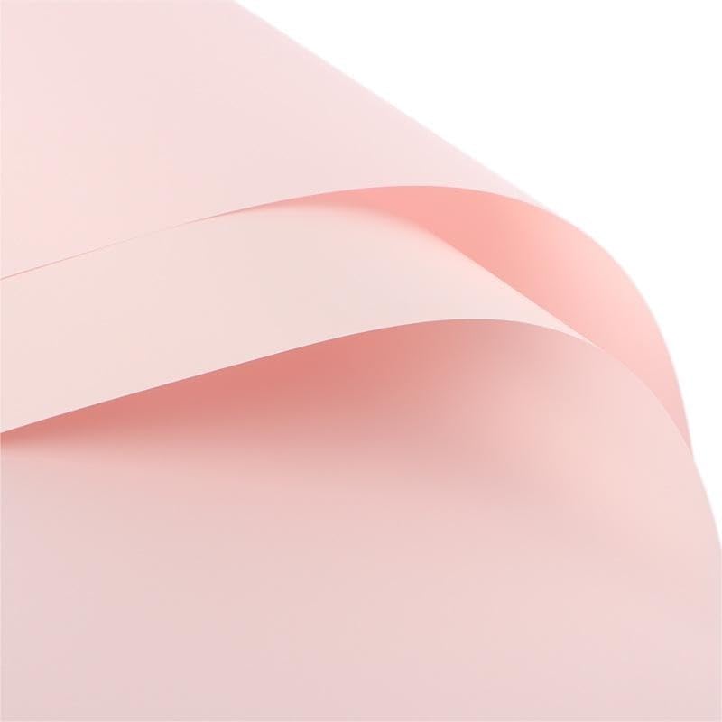 Image of Plain Luxe Collection 20 Nos - Korean Bouquet Wrapping Sheets (jelly pink)