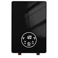 Antuony 4500W Tankless Electric Water Heater,110V Under Sink On Demand Instant Hot Water Heater With Remote Control,LCD Touch Screen tankless Water Heater (110 V, Black)