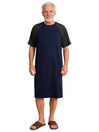 Camisa de dormir postoperatoria que evita el dolor al vestirse en la cama M