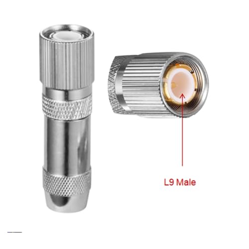 Conector Macho L9 para cable coaxial, pack 2 miniatura 3