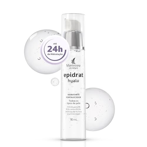 Hidratante Facial Epidrat Hyalu - 50ml - Fórmula com Ácido Hialurônico e Toque Ultraleve -...
