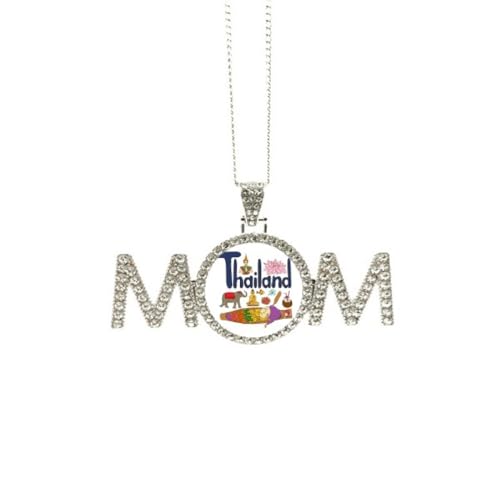 Collier symbole national thaïlandais pour célébrer l'amour d'une maman unique