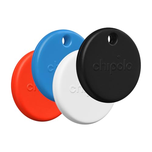Best Air Tags for Seniors: 11 Trackers That Bring Peace of Mind Back Into Your Day 11 Chipolo POP Tracking Tag - Colorful, Compatible, Loud Bluetooth Tracker with Call Your Phone & Out of Range Alerts, Works with Apple Find My or Find Hub on Android - 4 Pack (Standard Mix)