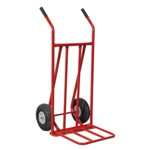 Sealey CST800 Sack Truck with Pneumatic Tyres 150kg Foldable Toe