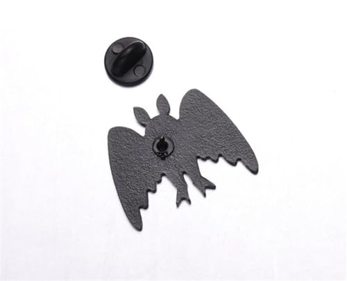 4pcs Punk Gothic Animal Bat Mothman Enamel Pins Backpack Hat Clothes Jewelry Brooch Metal Lapel Pin Accessories Gift for Friends3