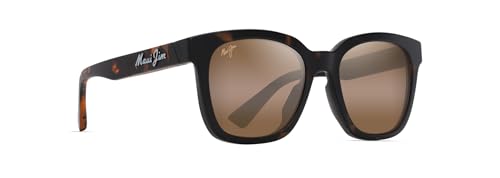 Maui Jim Honua AF Cat Eye Sunglasses, Matte Dark Havana/Hcl Bronze Polarized, Extra Large2