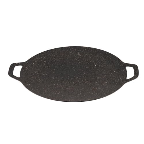 Sartén coreana para barbacoa – Sartén de inducción para estufa | plana de inducción con revestimiento antiadherente y conducción uniforme del calor para inducción