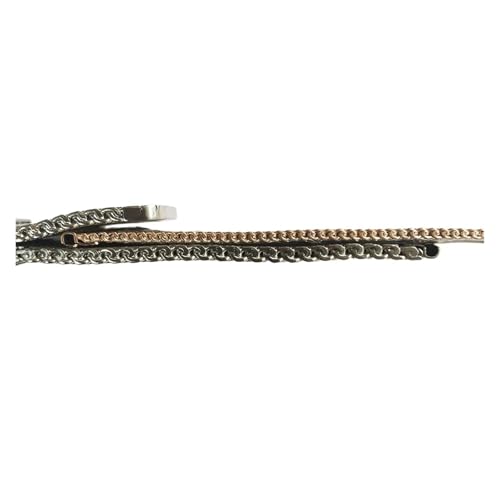 Correa milanesa para reloj IWC de acero inoxidable macizo con acabado premium de 20mm 4