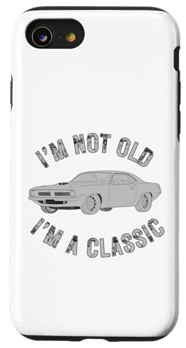 I'm Not Old I'm A Classic 70 ���g���J�[ ���D�ƌ��� �X�}�z�P�[�X iPhone SE (2020) / 7 / 8 �p