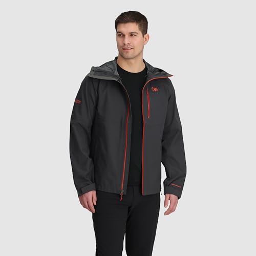 Image of Outdoor Research Men's Foray 3L Jacket | Waterproof, Windproof, Hooded, Long Sleeve, Standard Fit