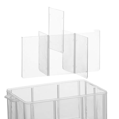LifeSmart Medium Size Christmas Ornaments Storage Stackable Compatible with Lego Dimensions, Characters, LOL Dolls and More